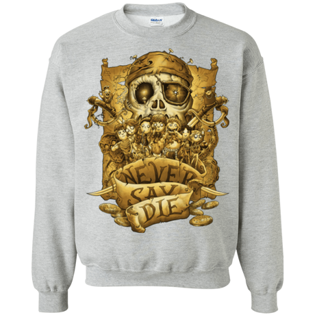 Sweatshirts Sport Grey / Small Never Say Die Crewneck Sweatshirt