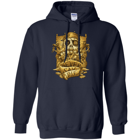 Sweatshirts Navy / Small Never Say Die Pullover Hoodie