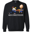 Sweatshirts Black / Small Never Stand Between A Man And A Cooked Chicken Crewneck Sweatshirt