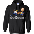 Sweatshirts Black / Small Never Stand Between A Man And A Cooked Chicken Pullover Hoodie