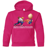 Sweatshirts Heliconia / YS Never Stand Between A Man And A Cooked Chicken Youth Hoodie