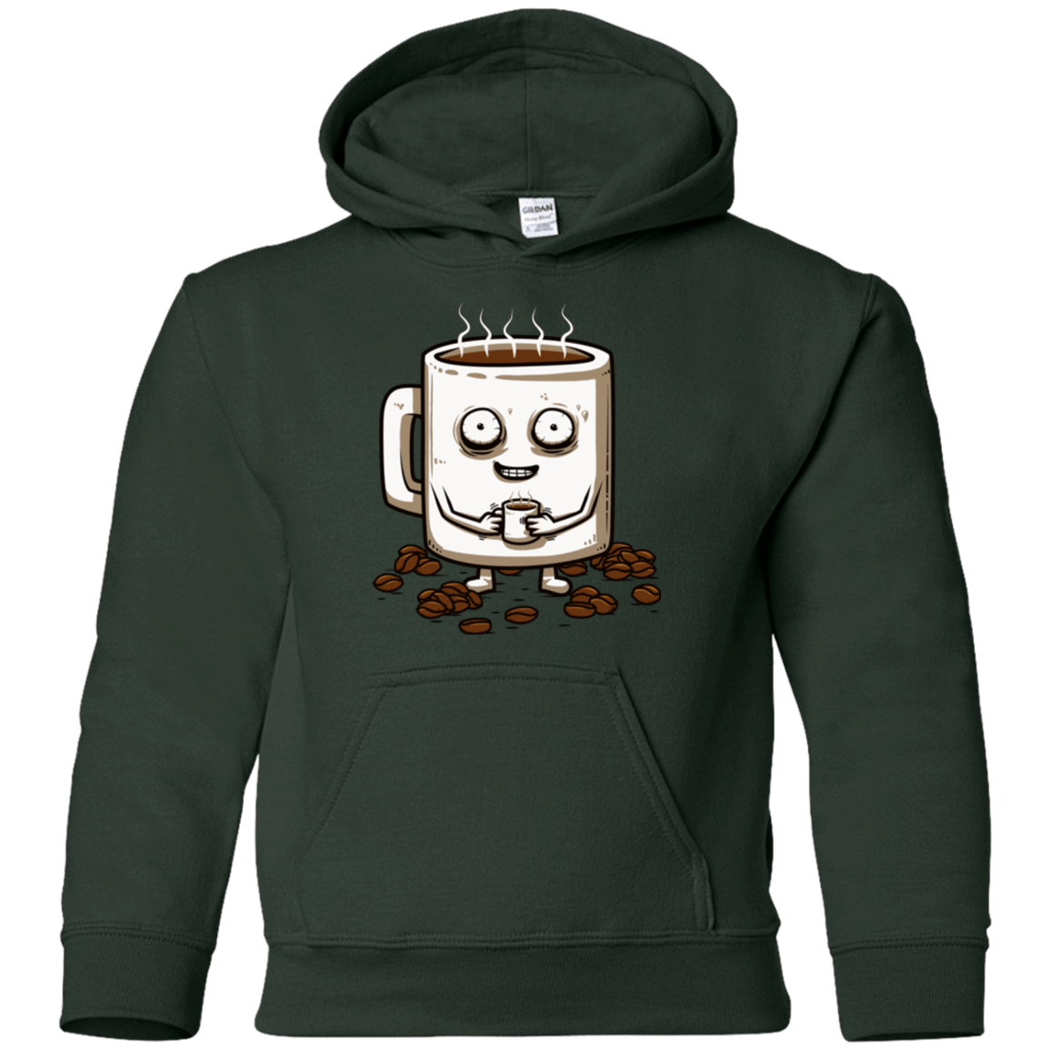 Sweatshirts Forest Green / YS Never tired Youth Hoodie