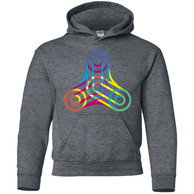 Sweatshirts Dark Heather / YS Never Win Youth Hoodie