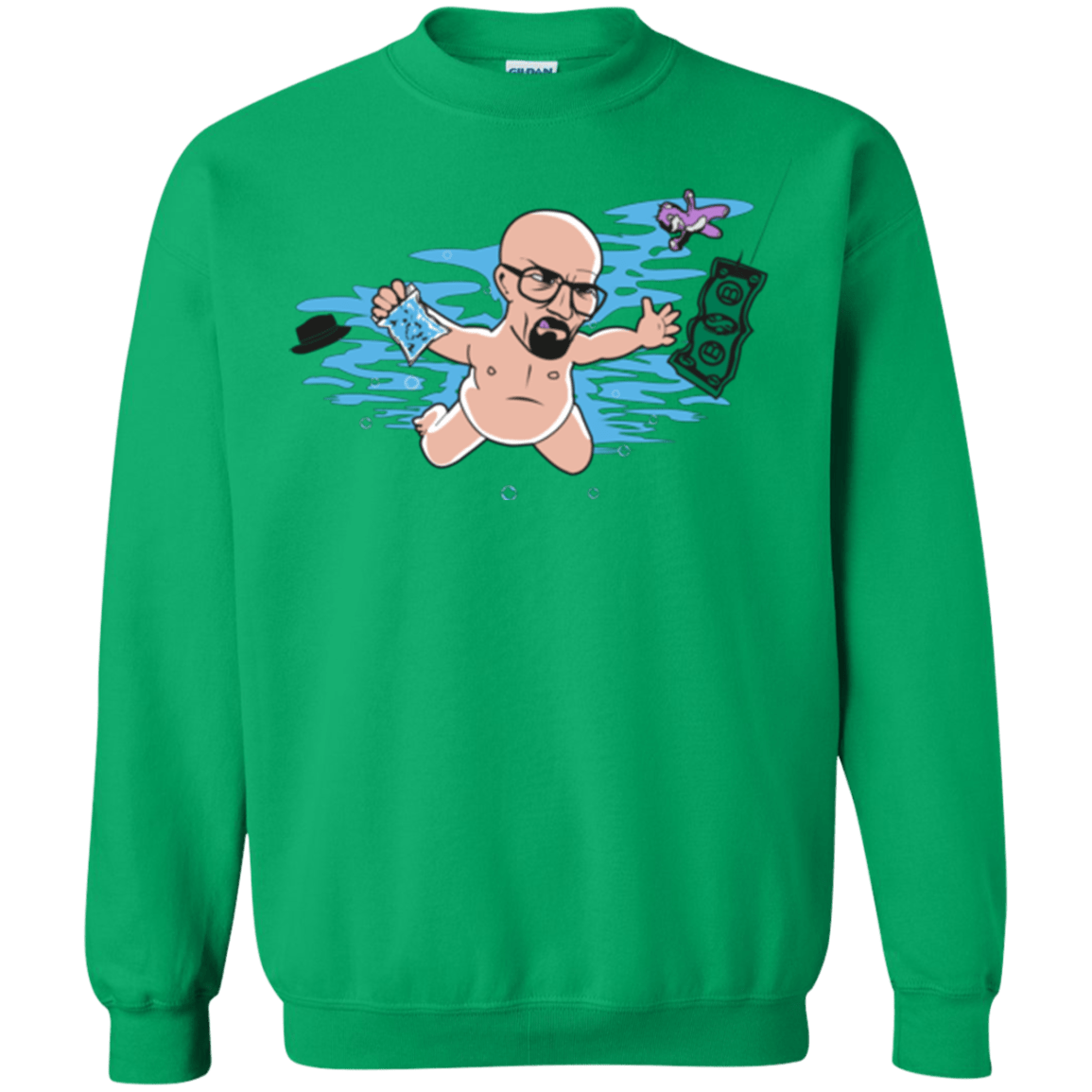 Sweatshirts Irish Green / Small NeverBad Crewneck Sweatshirt