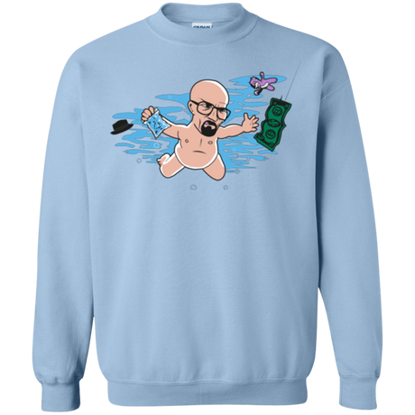 Sweatshirts Light Blue / Small NeverBad Crewneck Sweatshirt