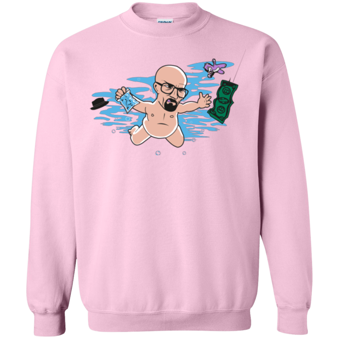 Sweatshirts Light Pink / Small NeverBad Crewneck Sweatshirt