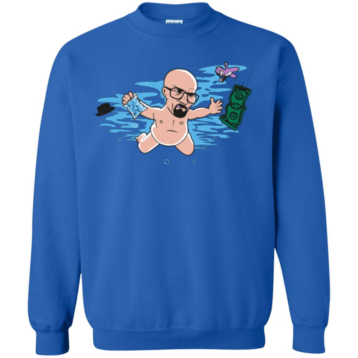 Sweatshirts Royal / Small NeverBad Crewneck Sweatshirt