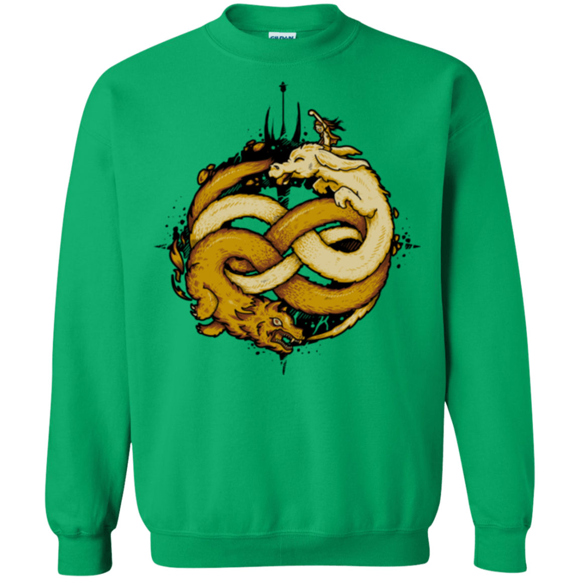 Sweatshirts Irish Green / Small NEVERENDING FIGHT Crewneck Sweatshirt