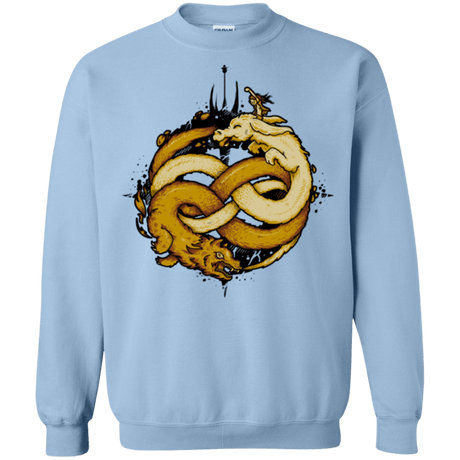 Sweatshirts Light Blue / Small NEVERENDING FIGHT Crewneck Sweatshirt