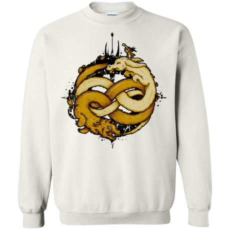 Sweatshirts White / Small NEVERENDING FIGHT Crewneck Sweatshirt