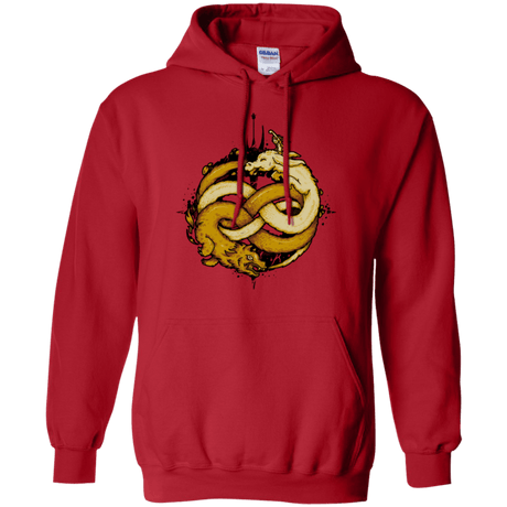 Sweatshirts Red / Small NEVERENDING FIGHT Pullover Hoodie