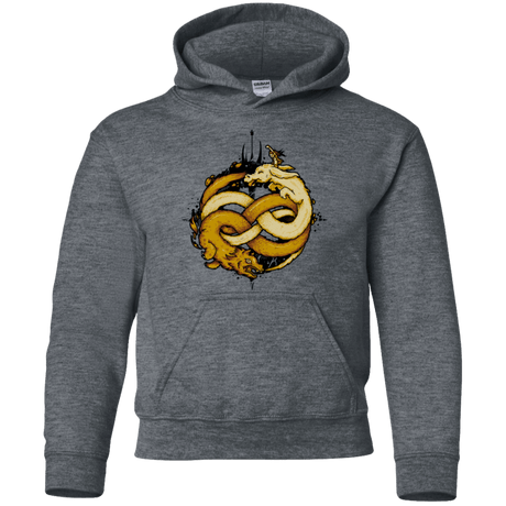 Sweatshirts Dark Heather / YS NEVERENDING FIGHT Youth Hoodie