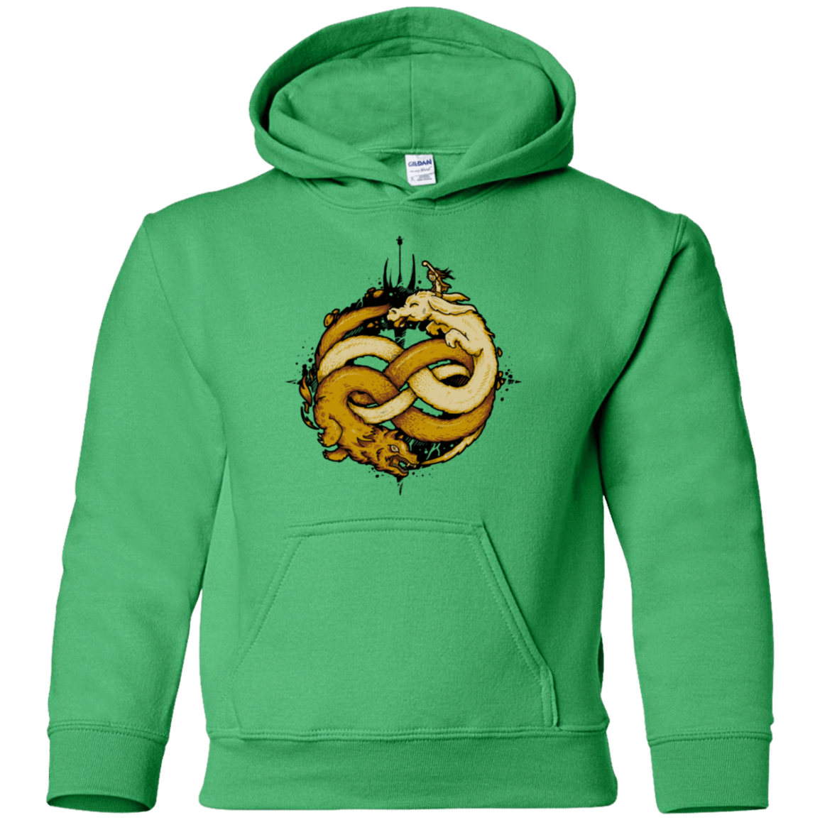 Sweatshirts Irish Green / YS NEVERENDING FIGHT Youth Hoodie