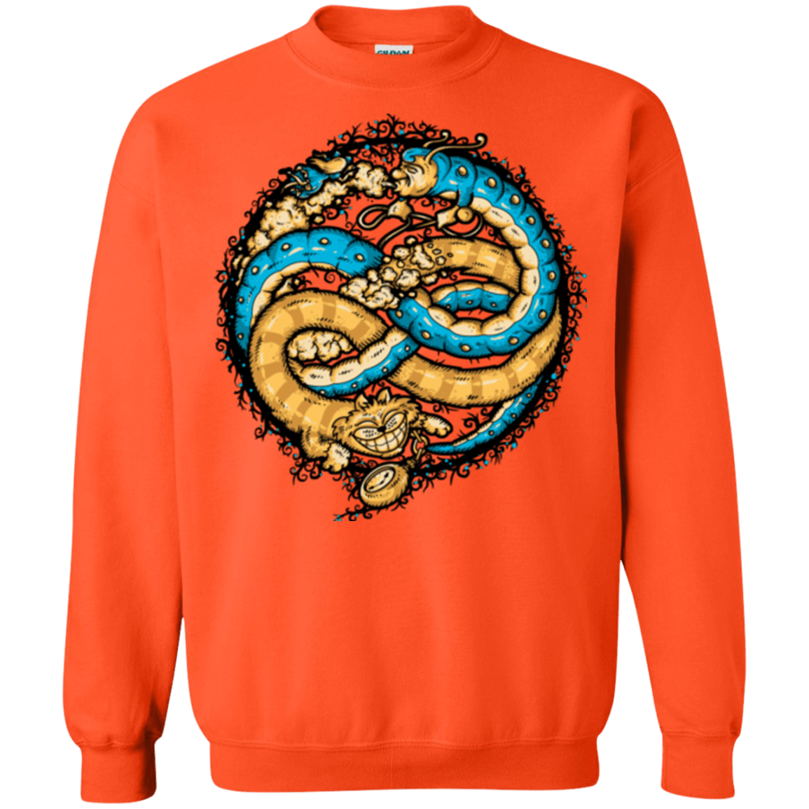 Sweatshirts Orange / Small NEVERENDING WONDERLAND Crewneck Sweatshirt