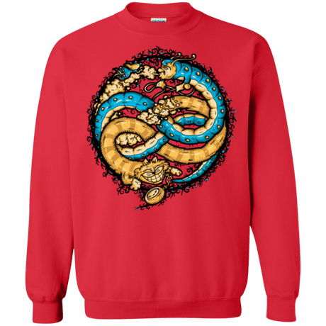 Sweatshirts Red / Small NEVERENDING WONDERLAND Crewneck Sweatshirt