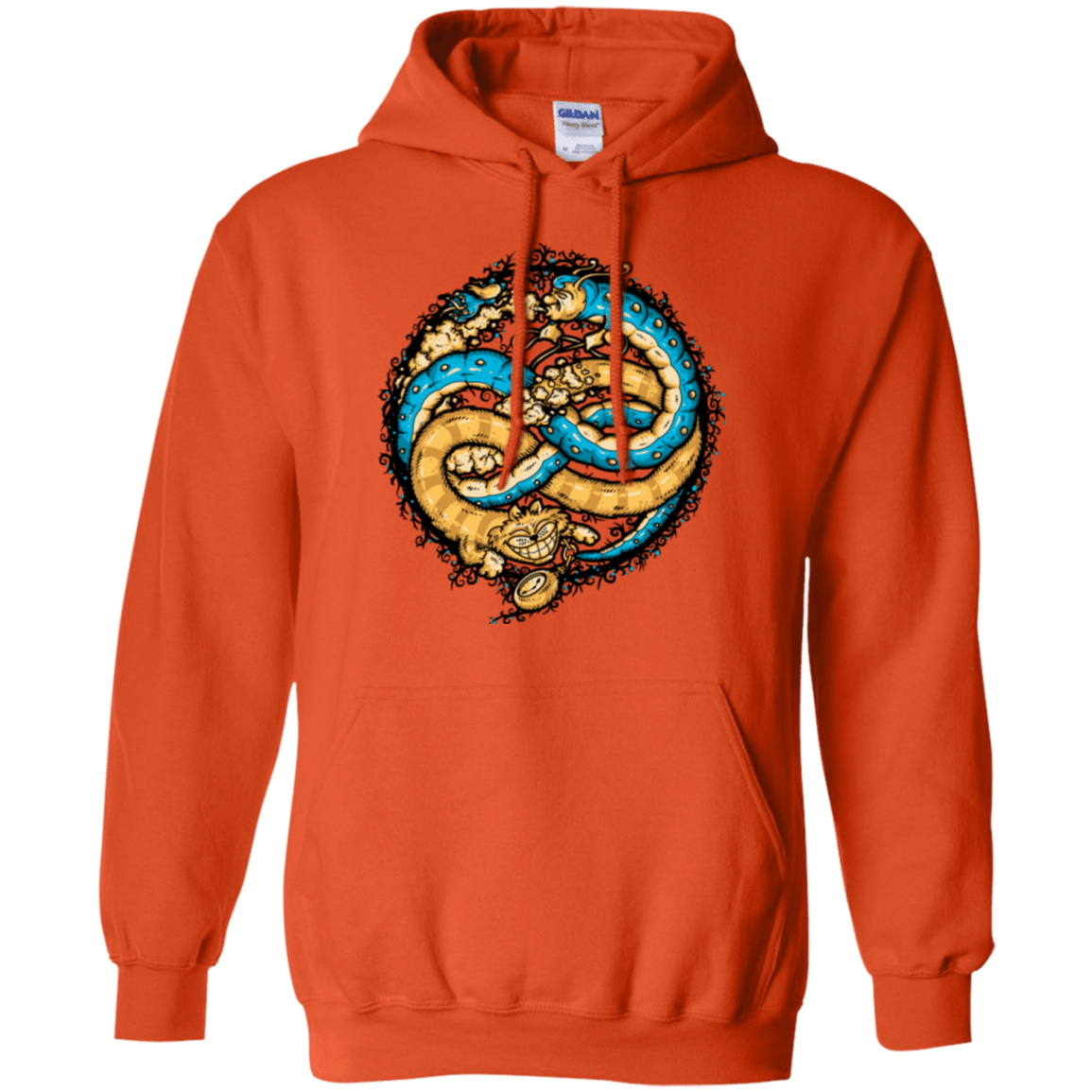 Sweatshirts Orange / Small NEVERENDING WONDERLAND Pullover Hoodie