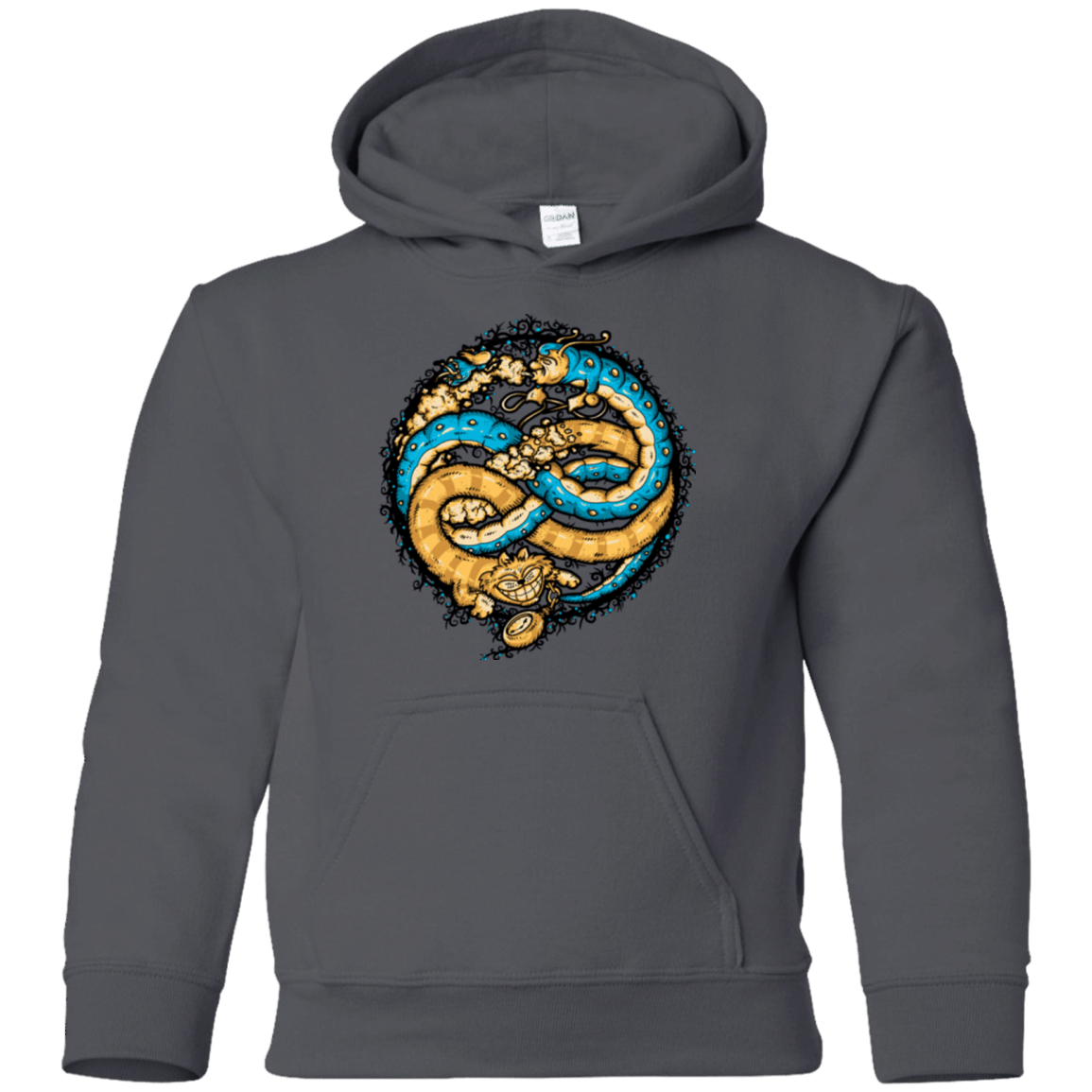 Sweatshirts Charcoal / YS NEVERENDING WONDERLAND Youth Hoodie