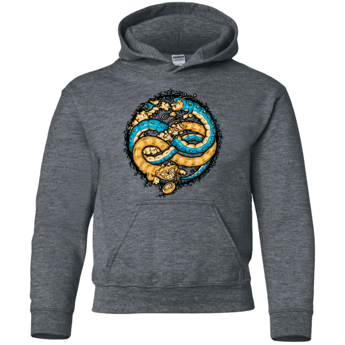 Sweatshirts Dark Heather / YS NEVERENDING WONDERLAND Youth Hoodie