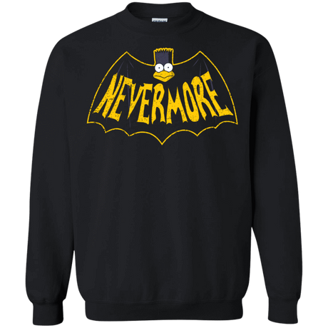 Sweatshirts Black / S Nevermore Crewneck Sweatshirt