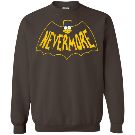 Sweatshirts Dark Chocolate / S Nevermore Crewneck Sweatshirt