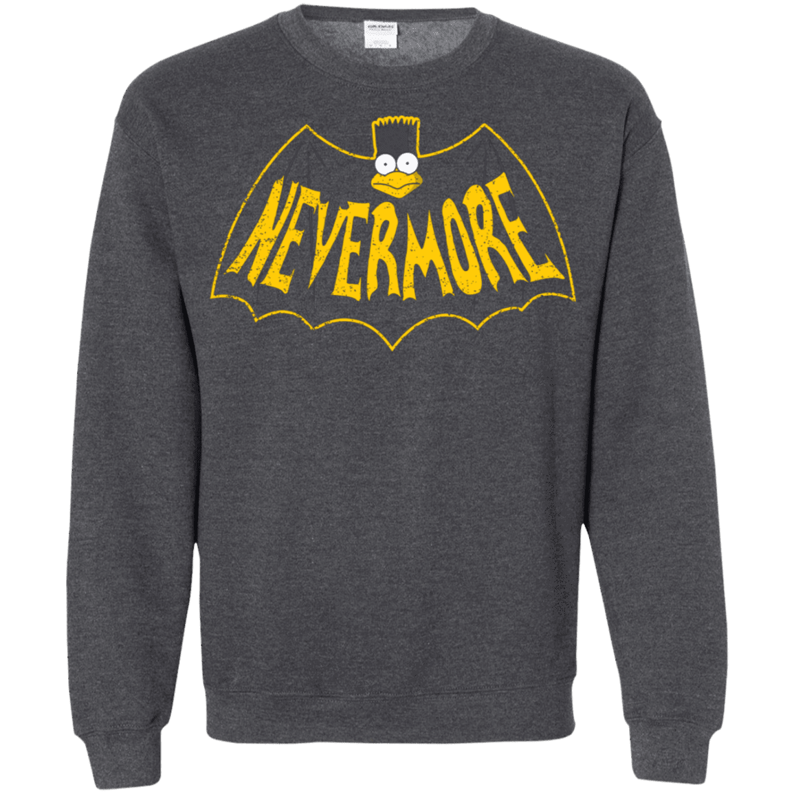 Sweatshirts Dark Heather / S Nevermore Crewneck Sweatshirt