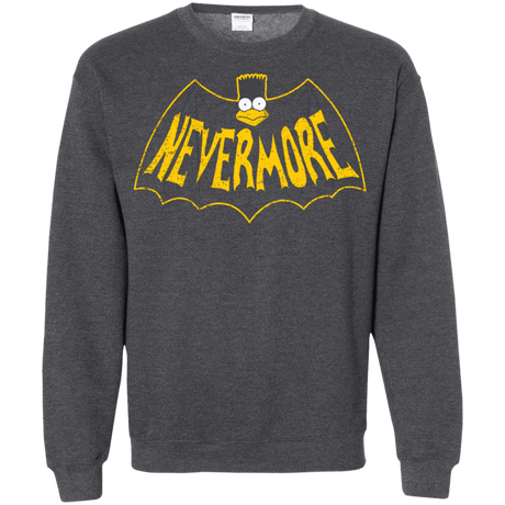 Sweatshirts Dark Heather / S Nevermore Crewneck Sweatshirt