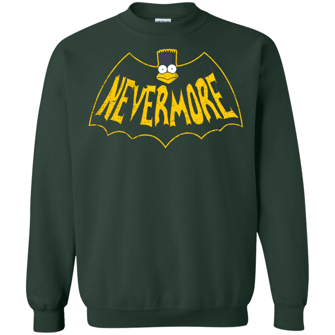 Sweatshirts Forest Green / S Nevermore Crewneck Sweatshirt