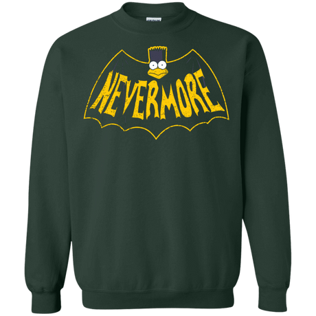 Sweatshirts Forest Green / S Nevermore Crewneck Sweatshirt