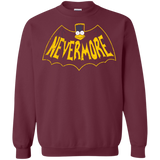 Sweatshirts Maroon / S Nevermore Crewneck Sweatshirt