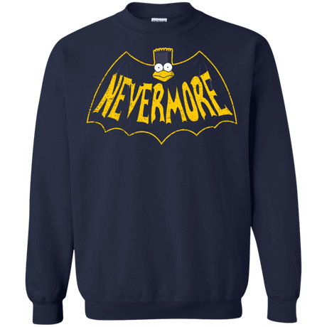 Sweatshirts Navy / S Nevermore Crewneck Sweatshirt