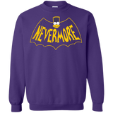 Sweatshirts Purple / S Nevermore Crewneck Sweatshirt