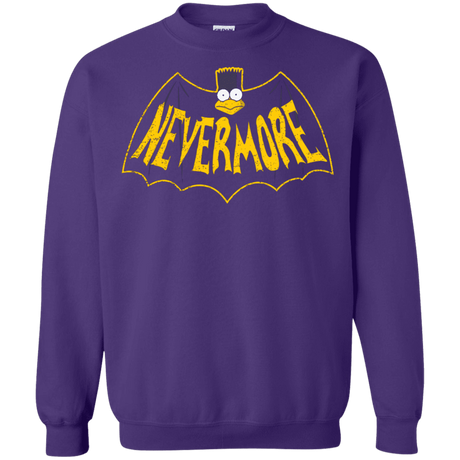 Sweatshirts Purple / S Nevermore Crewneck Sweatshirt