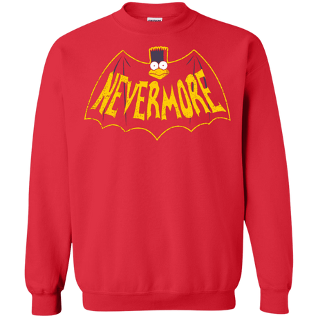 Sweatshirts Red / S Nevermore Crewneck Sweatshirt