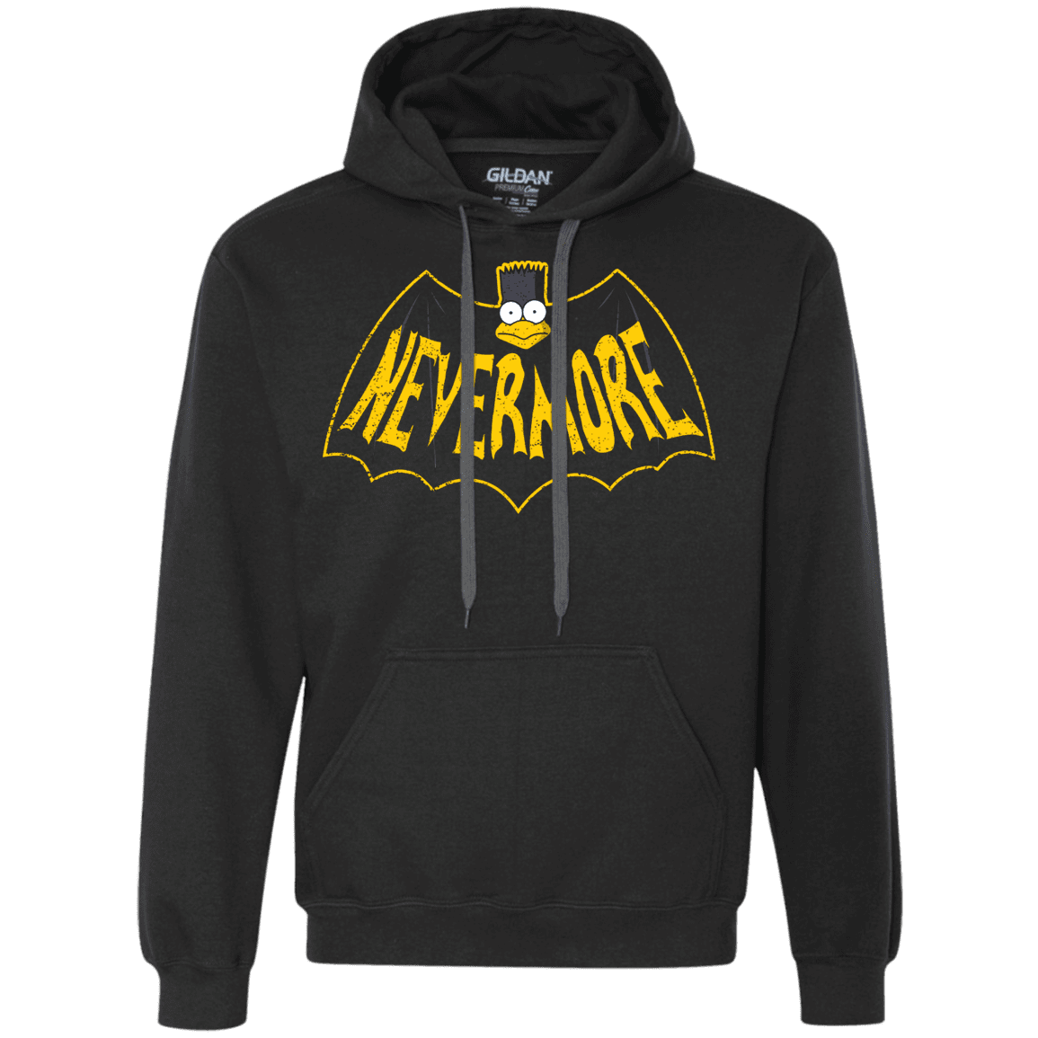 Sweatshirts Black / S Nevermore Premium Fleece Hoodie