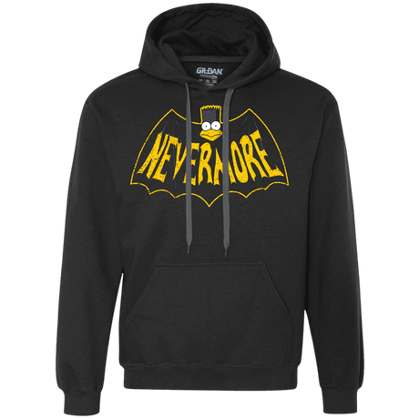 Sweatshirts Black / S Nevermore Premium Fleece Hoodie