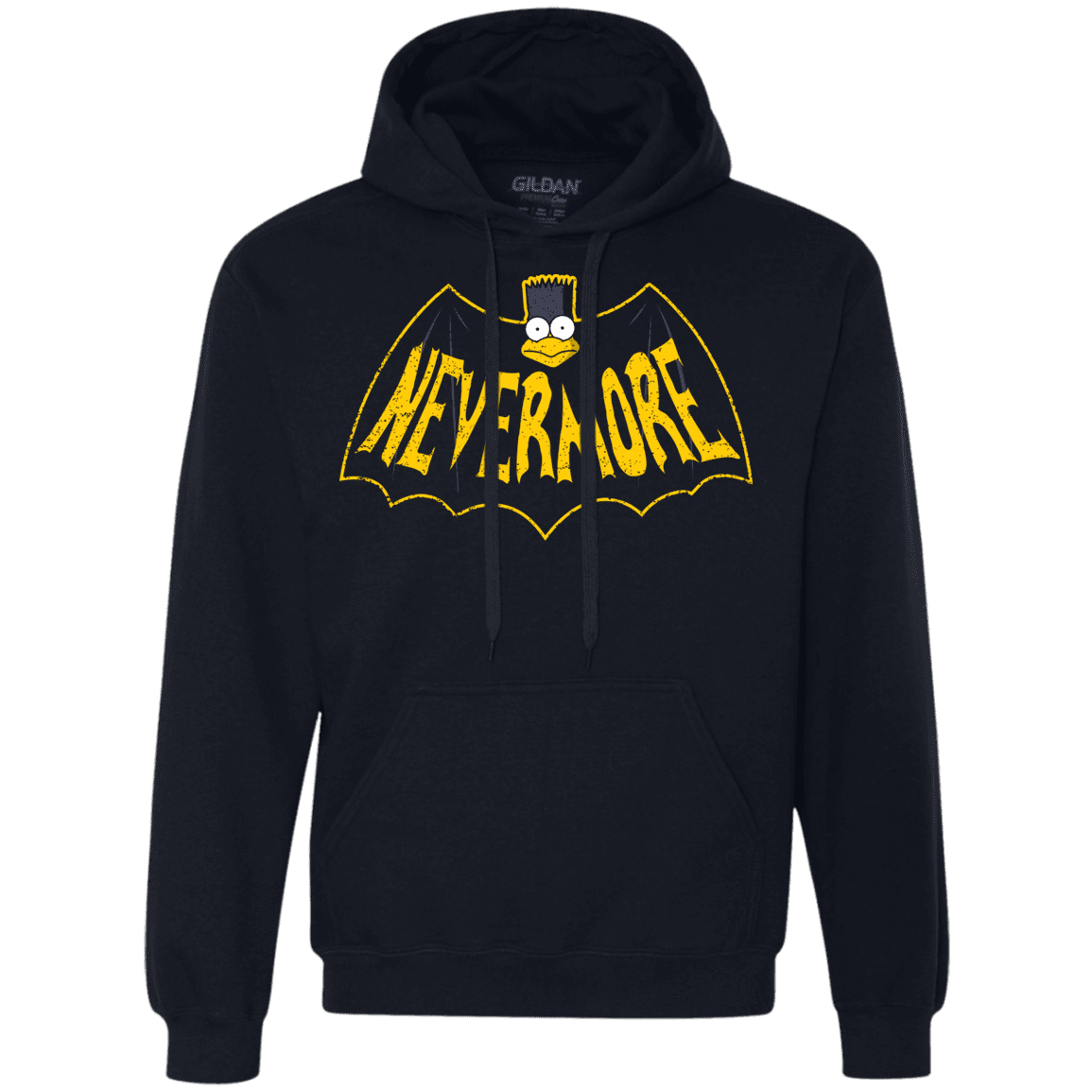 Sweatshirts Navy / S Nevermore Premium Fleece Hoodie