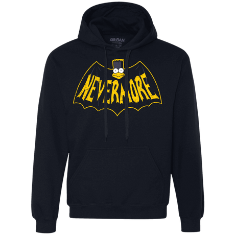 Sweatshirts Navy / S Nevermore Premium Fleece Hoodie