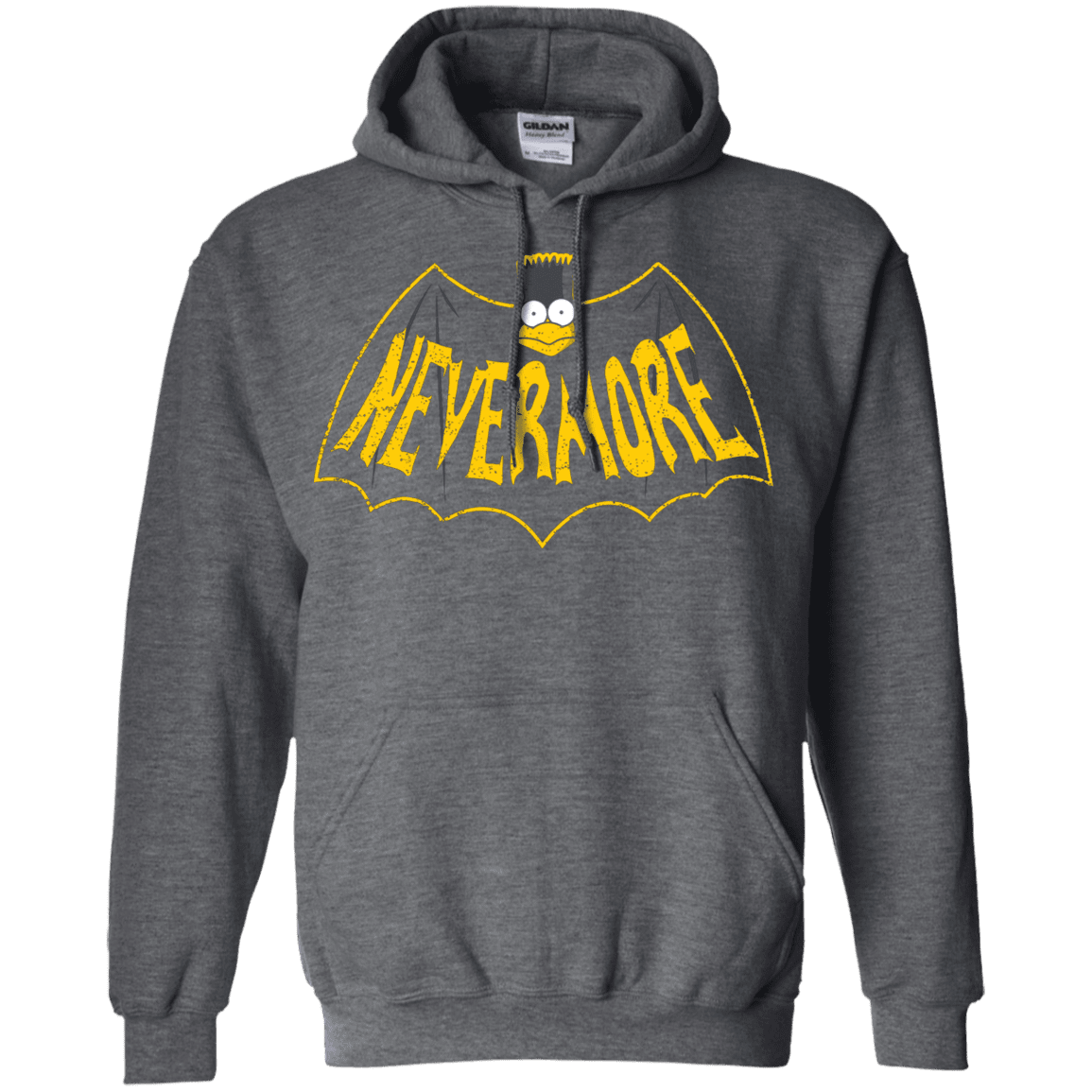 Sweatshirts Dark Heather / S Nevermore Pullover Hoodie