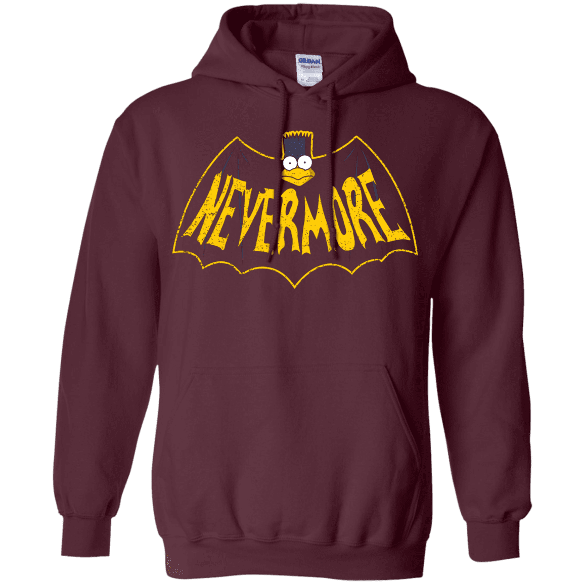 Sweatshirts Maroon / S Nevermore Pullover Hoodie