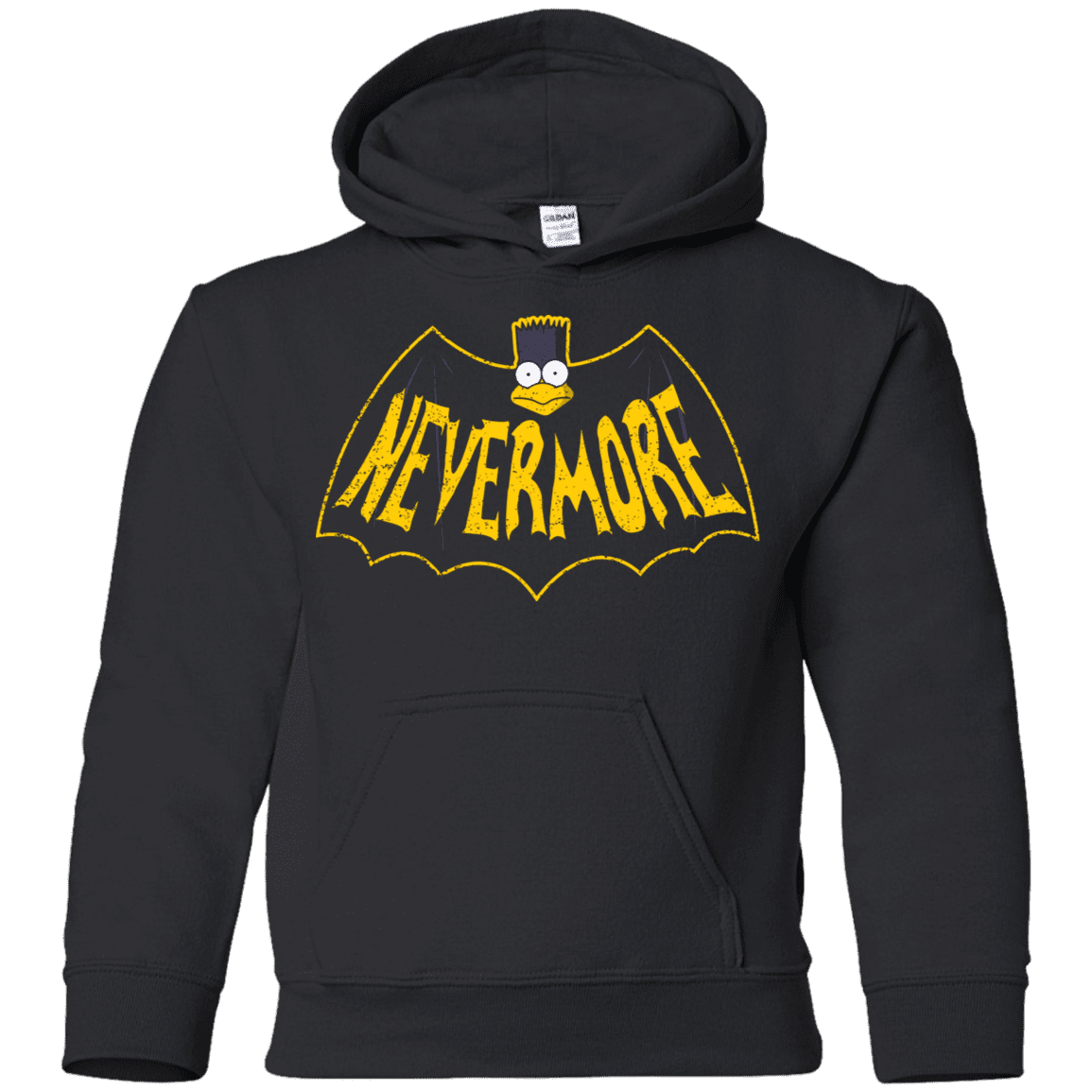 Sweatshirts Black / YS Nevermore Youth Hoodie