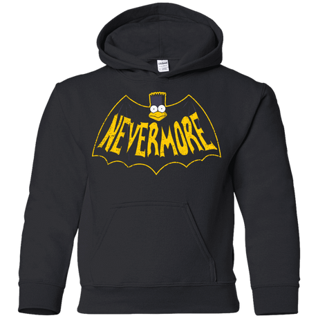 Sweatshirts Black / YS Nevermore Youth Hoodie