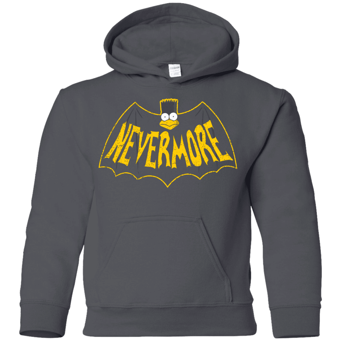 Sweatshirts Charcoal / YS Nevermore Youth Hoodie