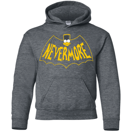 Sweatshirts Dark Heather / YS Nevermore Youth Hoodie