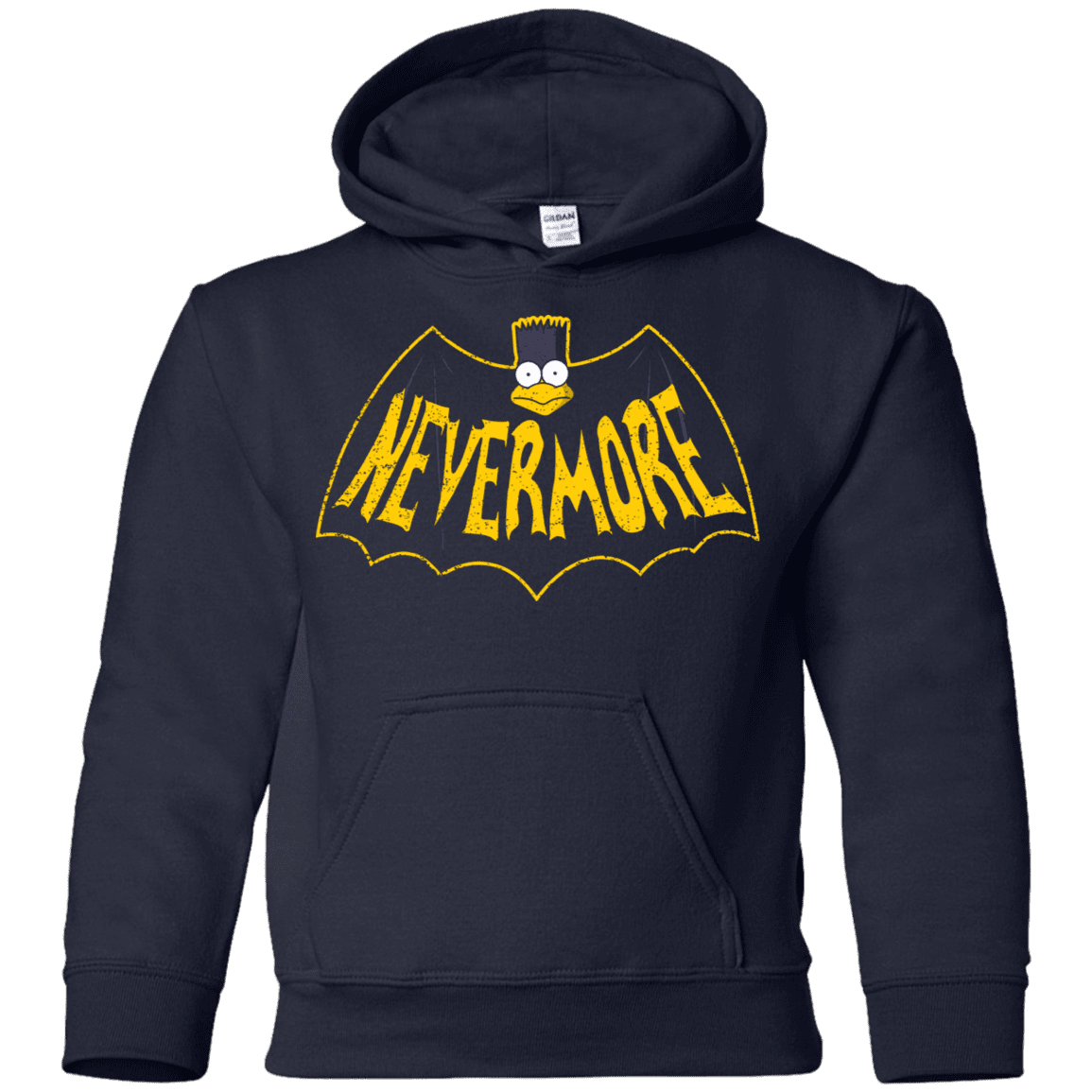 Sweatshirts Navy / YS Nevermore Youth Hoodie