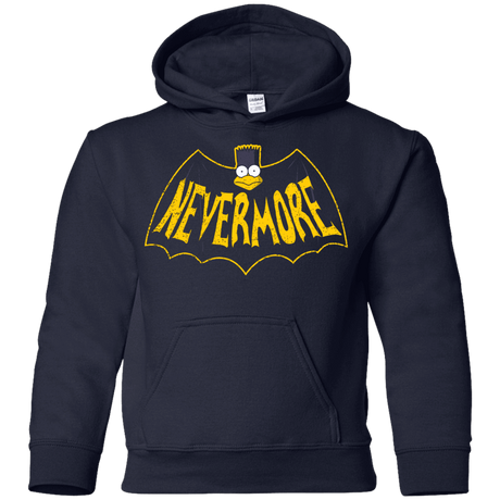 Sweatshirts Navy / YS Nevermore Youth Hoodie