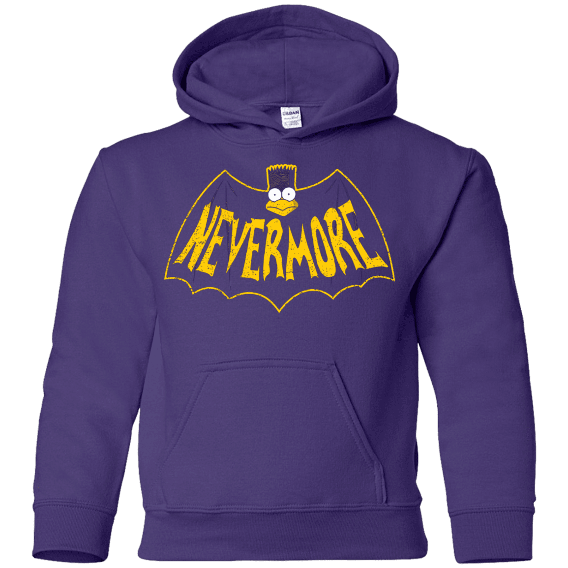 Sweatshirts Purple / YS Nevermore Youth Hoodie