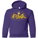 Sweatshirts Purple / YS Nevermore Youth Hoodie