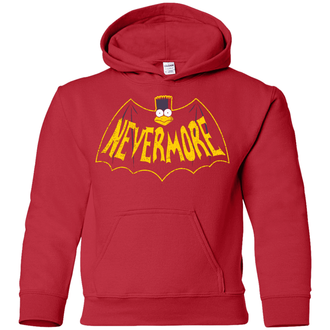 Sweatshirts Red / YS Nevermore Youth Hoodie