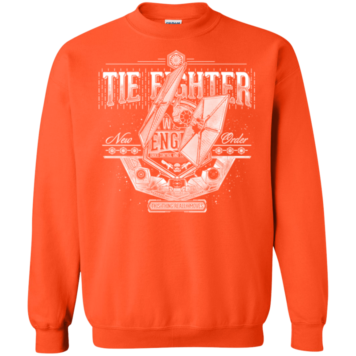 Sweatshirts Orange / Small New Order Crewneck Sweatshirt
