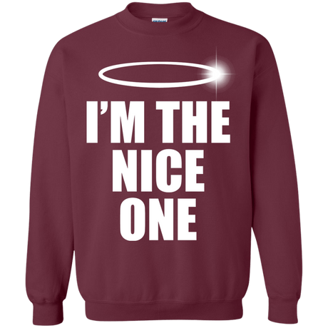 Sweatshirts Maroon / Small Nice One Crewneck Sweatshirt